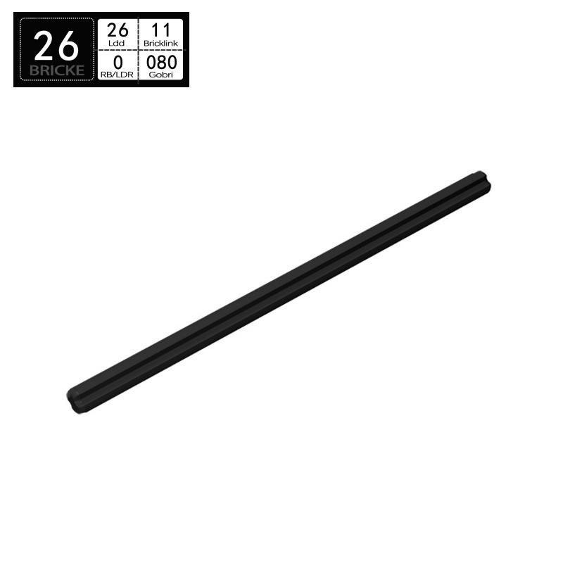 BRICKE 11# Axle 87.6 - Compatible with Lego 23948 MOC Bulk Parts Building Blocks.