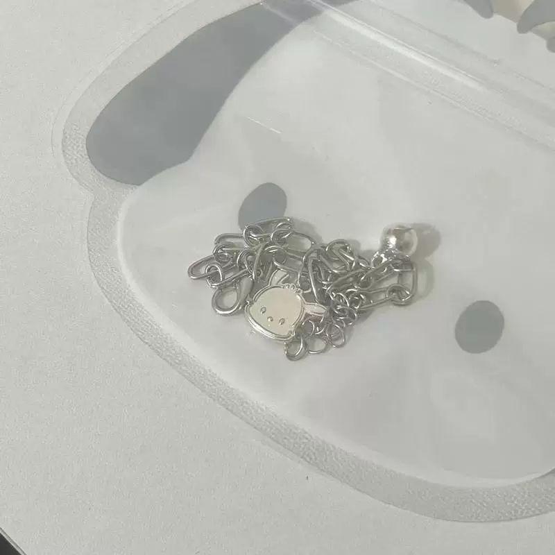 Pochacco Bell Bracelet for Female Students, Sweet and Cute Girlfriends, Heart-shaped Hand Jewelry, Unique Design, Birthday Gift