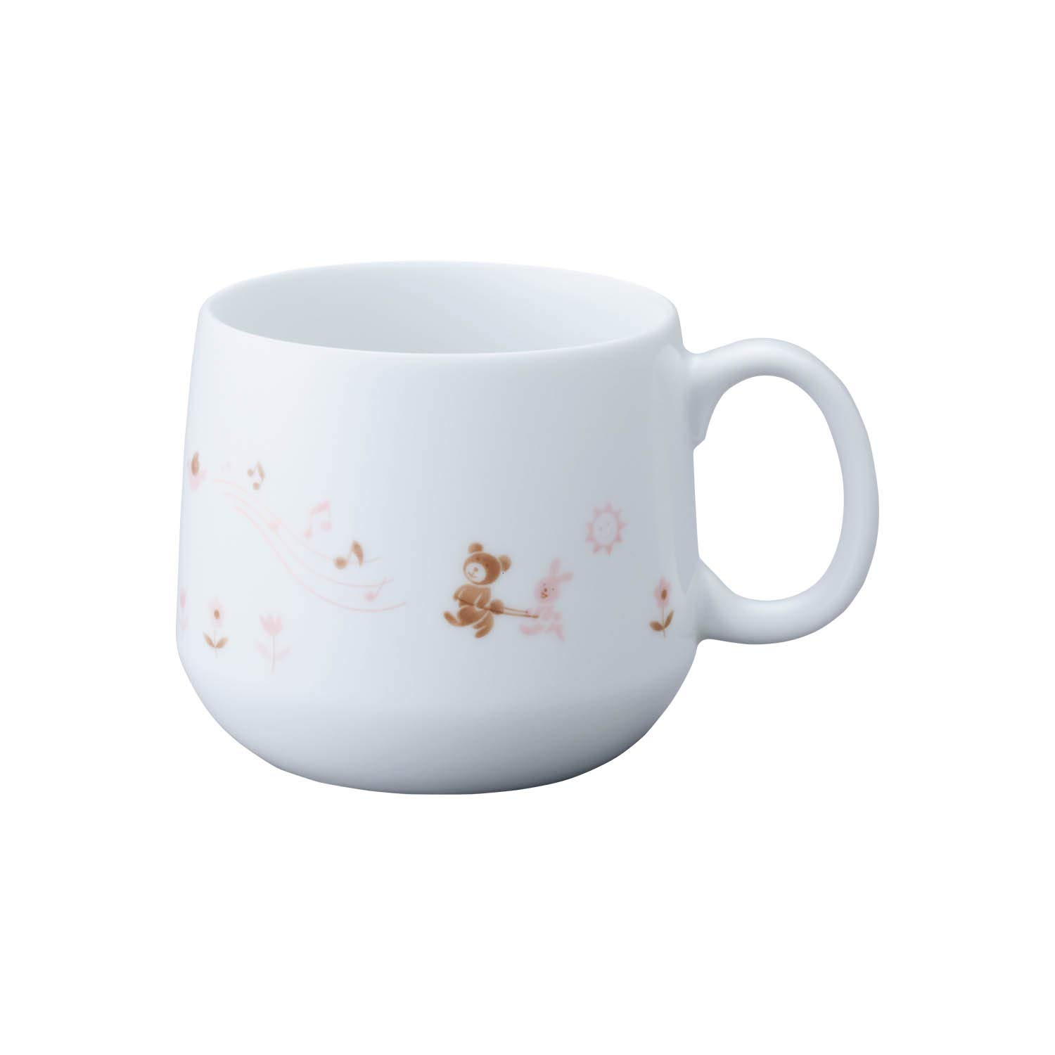 Noritake Розовый Диаметр 11 см Высота 7 см Объем 245 куб. см Легкий Шаг Микроволновая печь и Посудомоечная машина Розовая Кружка из Тонкого Фарфора, Диаметр 7,5 см, (включая ручку),