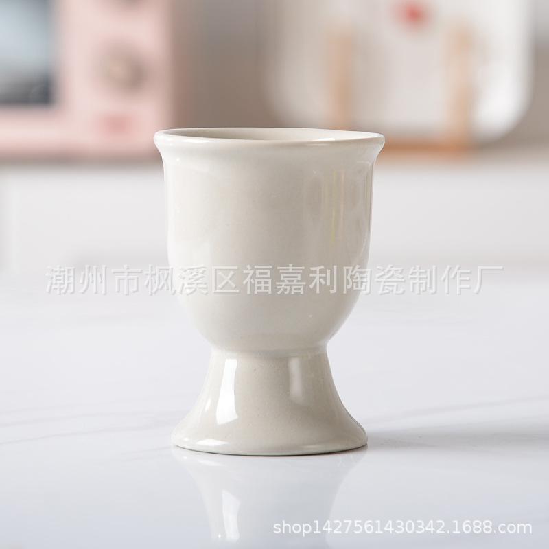 Suport alb pentru ouă, din plastic, pentru pahare de ou fierte Suport pentru ouă creativ Suport pentru ouă mic, bere, vin, mic dejun, instrument de gătit