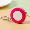1.5M Candy Color Charm Small Tape Measure Keychain Automatic Telescopic Measuring Measure Small Flexible Tape Measure