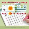 Red-Bordered Practice Book for Early Childhood To Primary School: Chinese Characters, Pinyin, Numbers, Strokes, and Radicals Check-in
