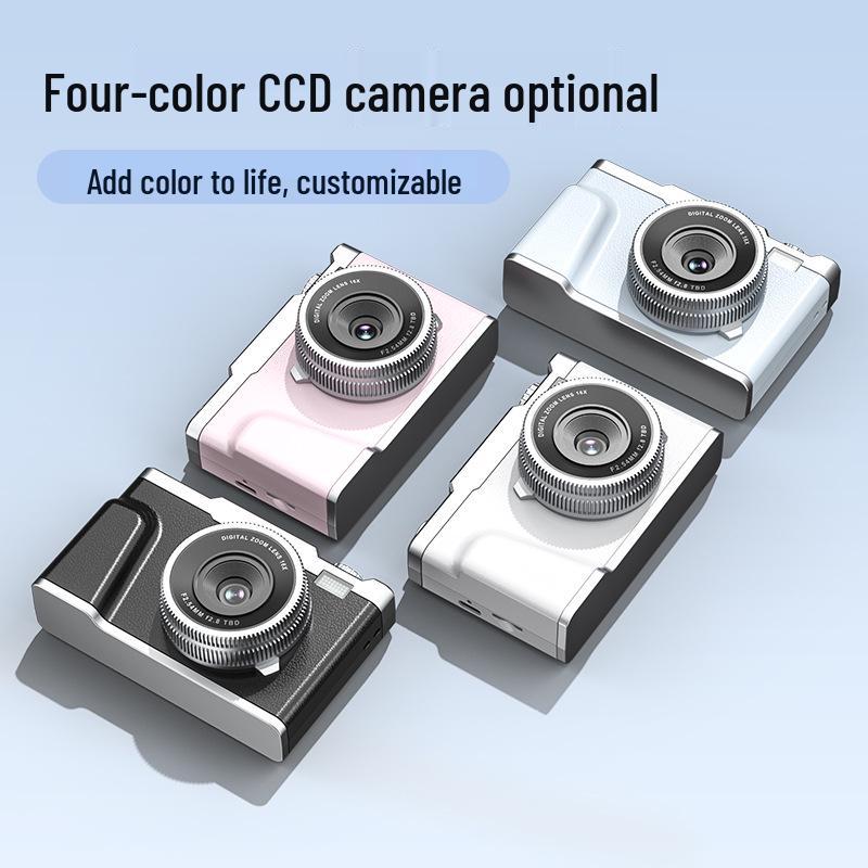 4K HD Mini Schönheits-Selfie- und Partykamera für Schüler und Kinder - Dual-Objektiv, Multifunktional