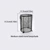 Round and Square Shape Heating Bulb Lamp Enclosure Iron Mesh Cover Reptiles Heat Lamp Guard  Snake