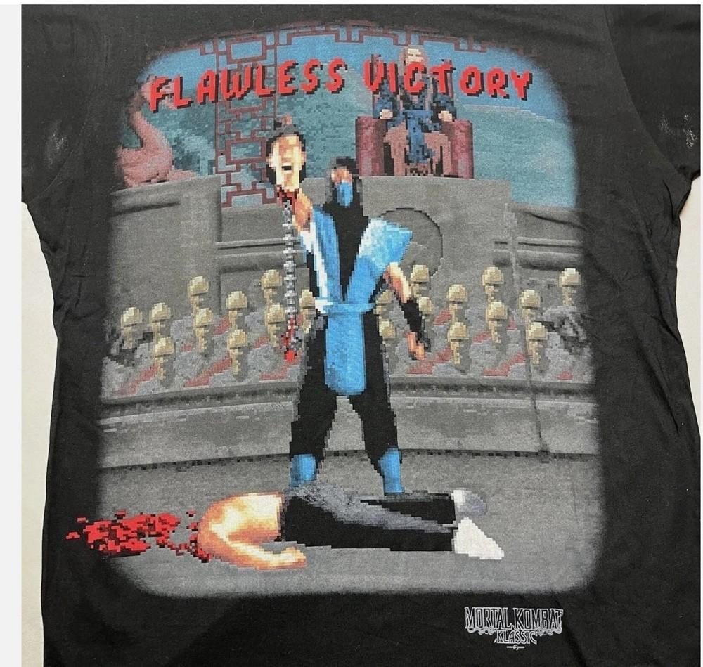 

Vintage Mortal Kombat Flawless Victory Sub Zero Game Tshirt Unisex T-Shirt M