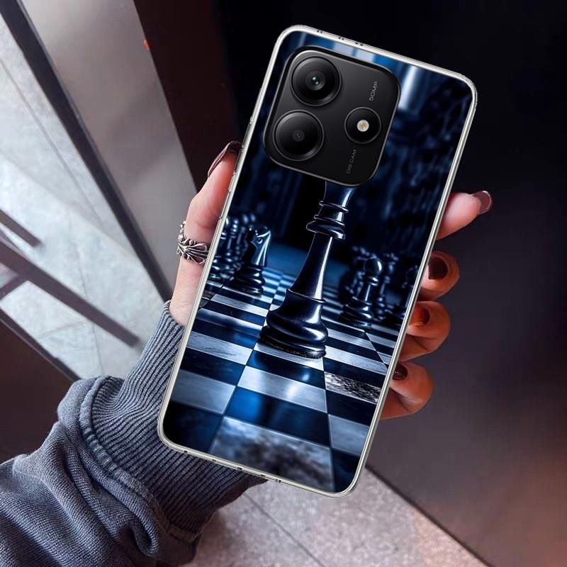 Competitive Chess Game Phone Case For Xiaomi Redmi Note 15 14 14S 13 12S 12 Pro Plus 11S 11 10S 10 4G Cover 11E 11T 5G Print Fun