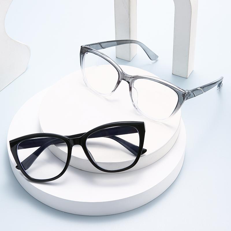 Anti-blue Light Glasses Simple Cat Eye Eyewear Women Men Beach Travel Eyeglasses Blue Light Blocking Man Lady Computer Eyeglas