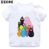 Hot Sale Cute Barbapapa Print Cartoon Kids TShirts Girls Clothes Baby Boys Short Sleeve T shirt Summer Children Topsooo5162