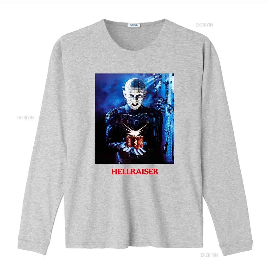 Hellraiser Pinhead T Shirt horror movie vintage Washed homme Stretched streetwear Soft Comfortable Unisex designer clothes