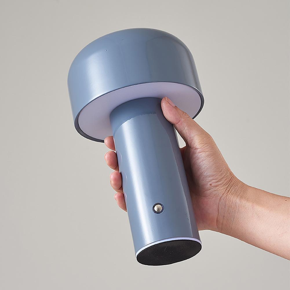 Mushroom Shaped Led Table Lamp Portable Dimmable Usb Rechargeable Bedroom Bedside Lamp Night Light