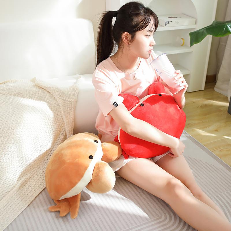 Cartoon Simulation Bread Crab Pillow Plush Toy Doll Crab Doll