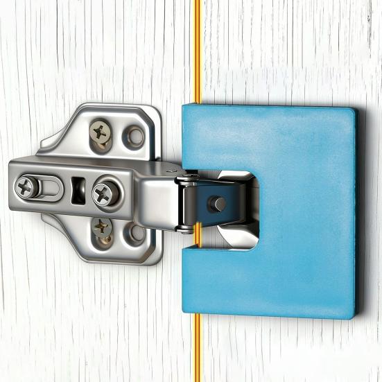 2/4/6Pcs Hinge Positioning Piece Magnetic Spacer for 2mm Door Gap Hands-Free Installation Cabinet Door Alignment