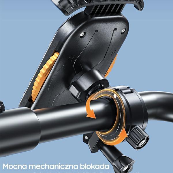 Awei Uchwyt Rowerowy X29 4,7-6,7Do Ramy Czarny/Black