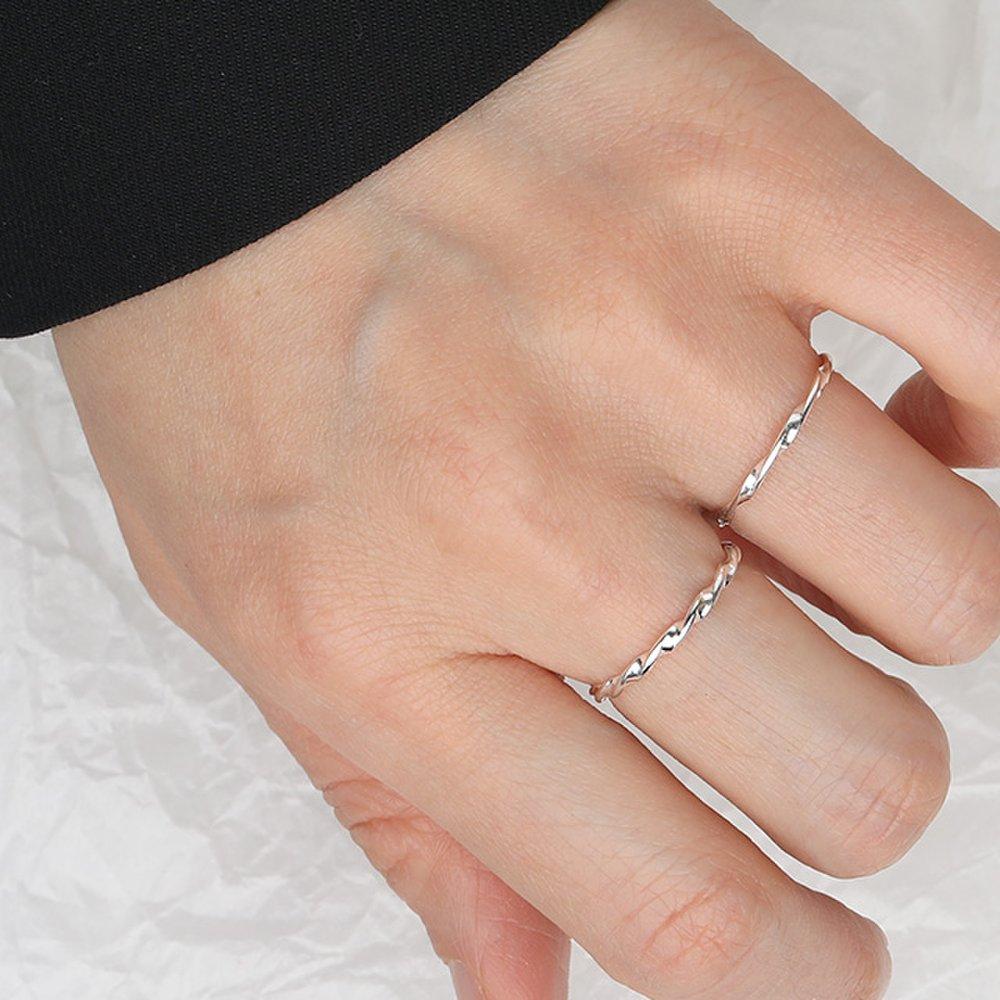 Silver Twist Ring