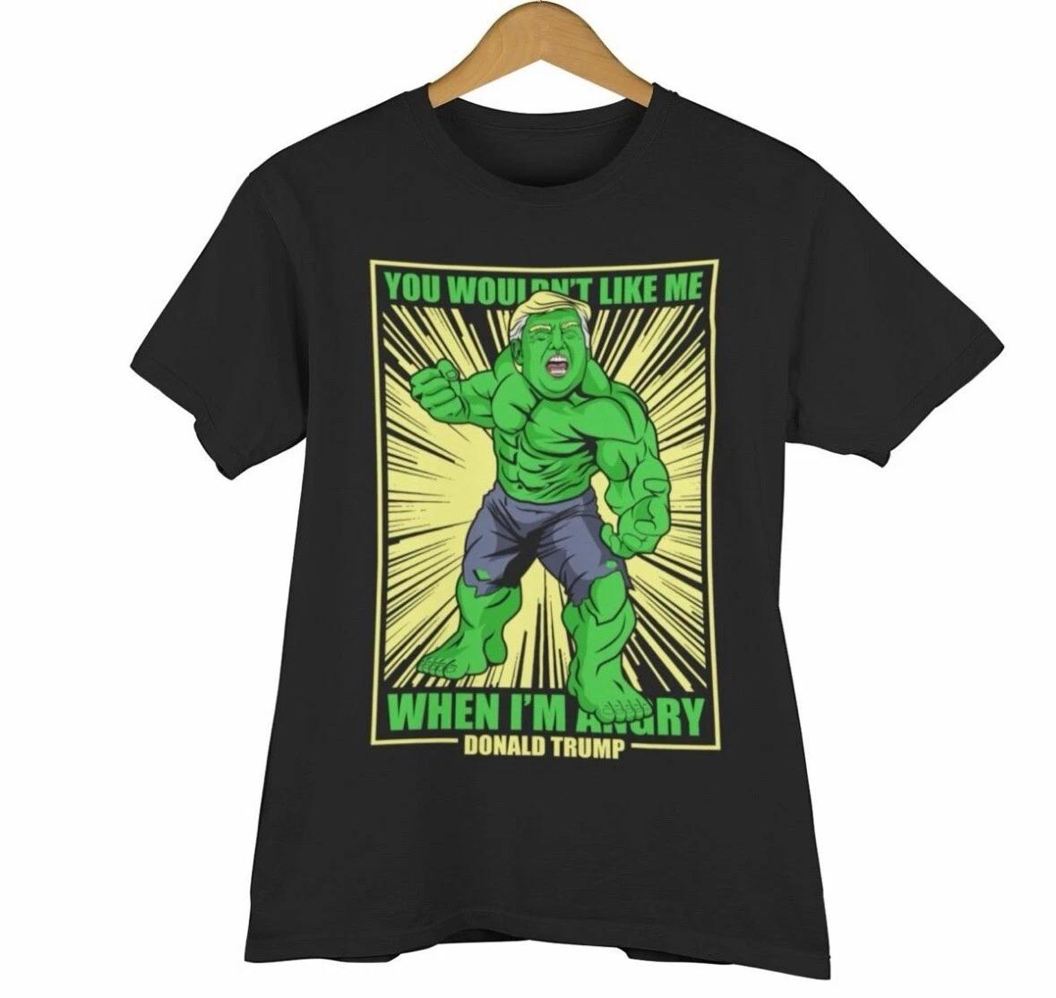 Funny Trump Vintage Hulk Marvel MCU Marvel Comics 80s Comics 70s Comics Marvel 2XL