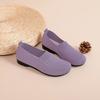 Cloth Shoes Spring and Summer Round Head Shallow Mouth Casual Shoes Medium Casual Shoes Flat Lazy Shoes