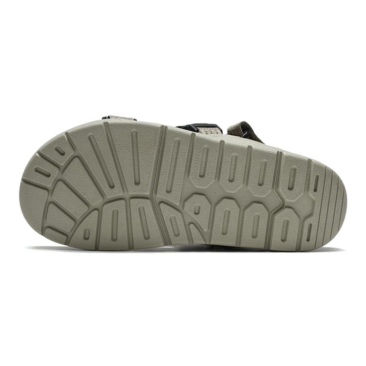 Li Ning Comfortable Shock-Absorbing Childrens Sandals Kids Footwear Mica Gray-Brown YKUS034-3