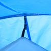 2 3 Man Tunnel Tent With Vestibule Weather Resistant Camping Tent With Air Vents For Fishing Hiking Light Blue And Grey