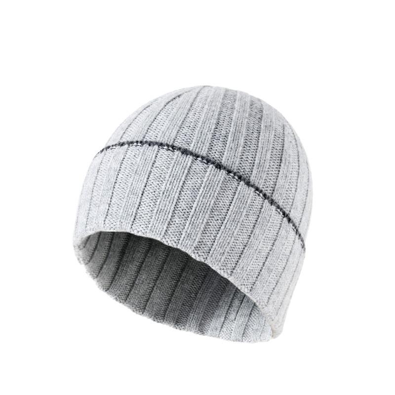 Autumn and Winter Warm Wool Knitted Hat Men's Versatile Wool Hat Women's Outdoor Riding Cold Protection Ear Cold Hat