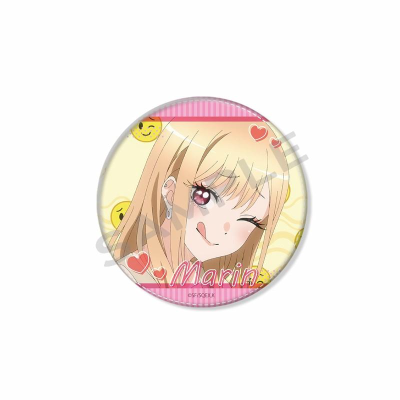 My Dress-Up Darling Anime Brooch Pin Kawaii Cartoon Figure Marin Kitagawa Badge Bag Hat Accessories Animation Peripheral Gifts