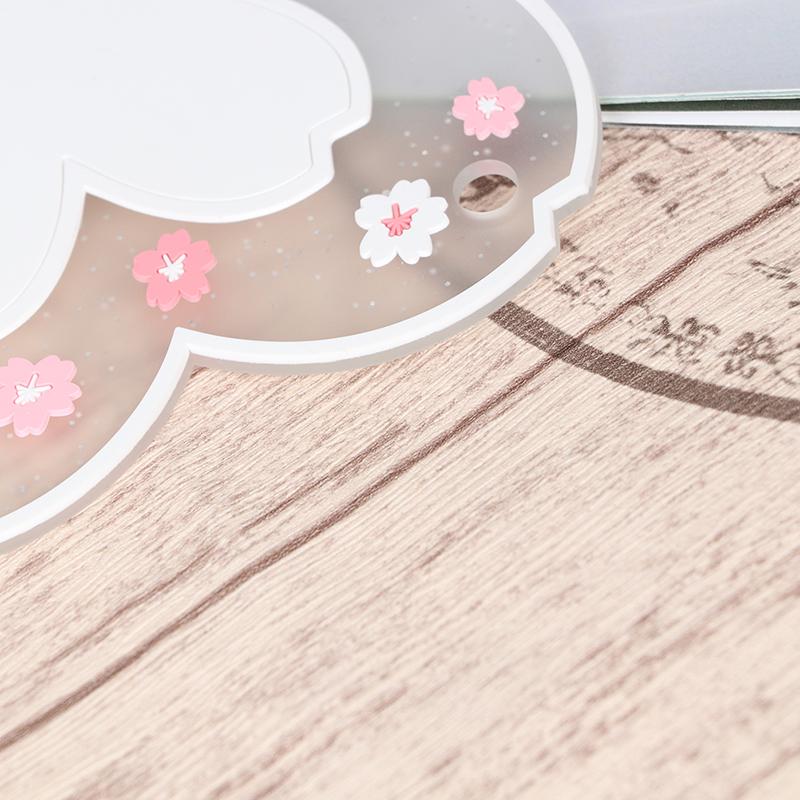 Cherry Blossom Heat Insulation Table Mat Family Office Anti-Skid Tea Cup Mat