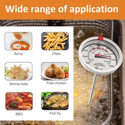 Waterproof Digital Quick-reader, Barbecue, Meat, Backlight for Kitchen, Candy Oven, Grill, Deep Steam Cooking