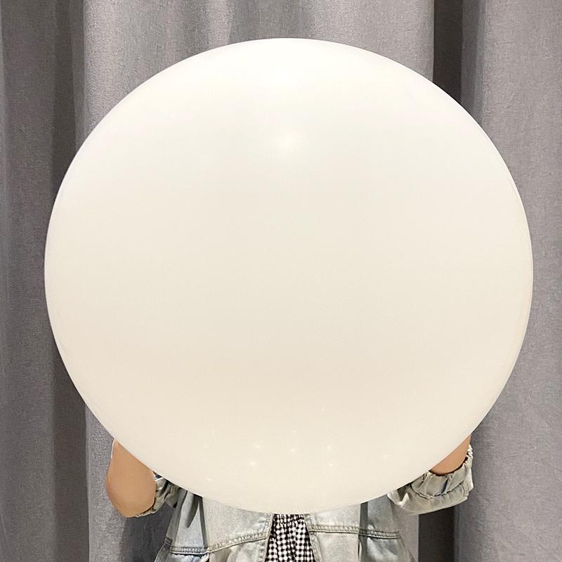 Matte White Latex Balloons - Thick, Pure White, 5" To 18" for Balloon Chains and Decorations