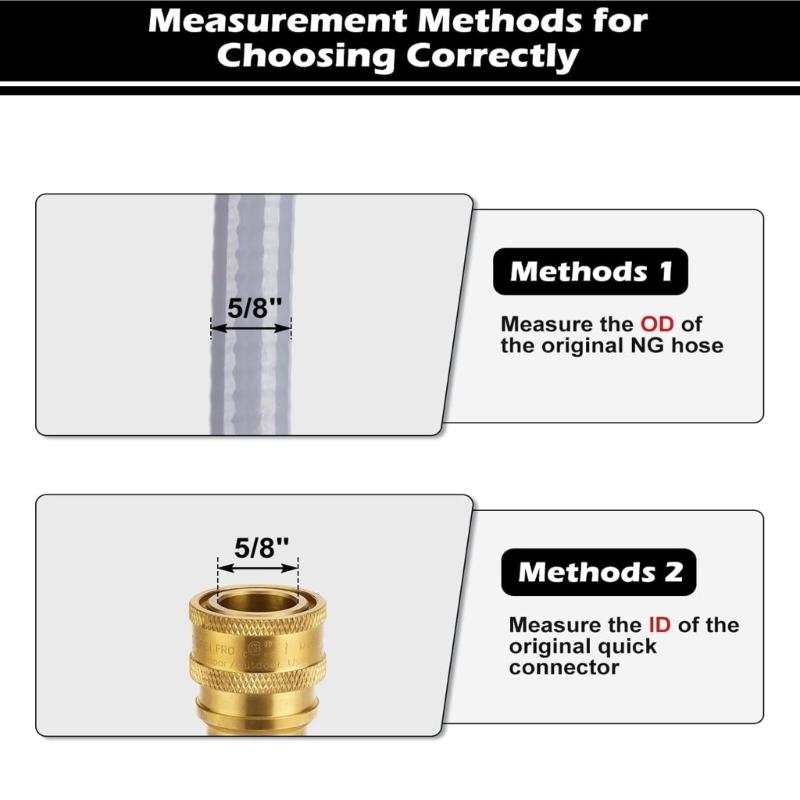 Metal Gas Quick Connecting Fittings Secure Sealing Technology Prevents Leaks Suitable for Outdoor Cooking and Home Use
