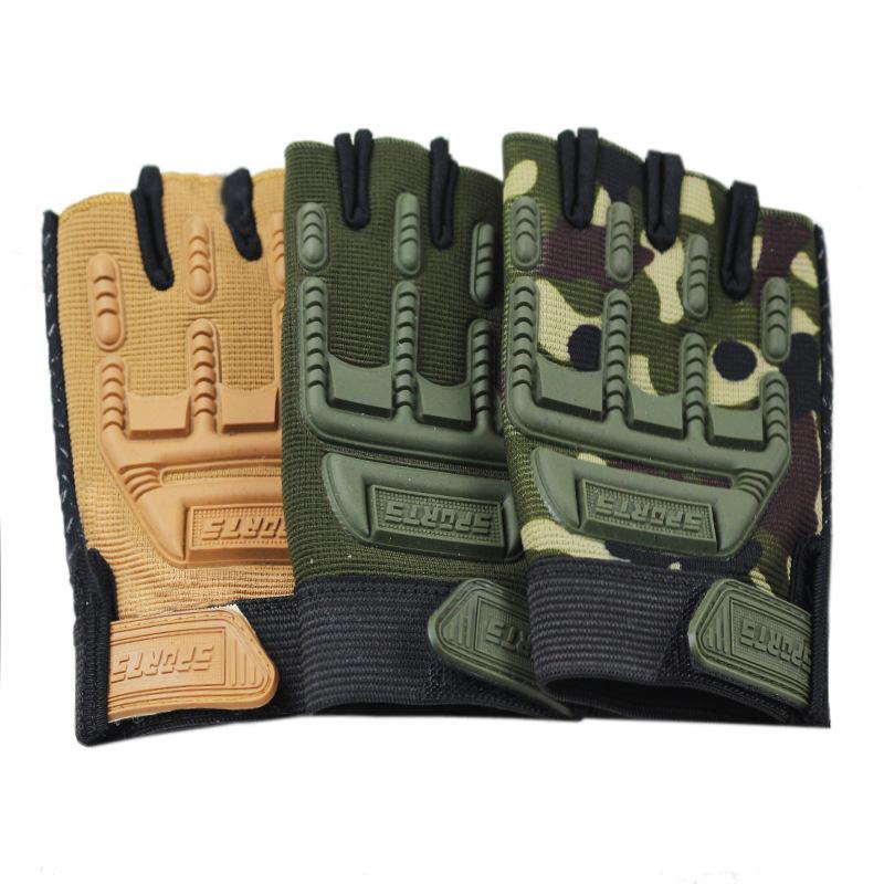 Halvfingerhandskar för medelålders och äldre barn