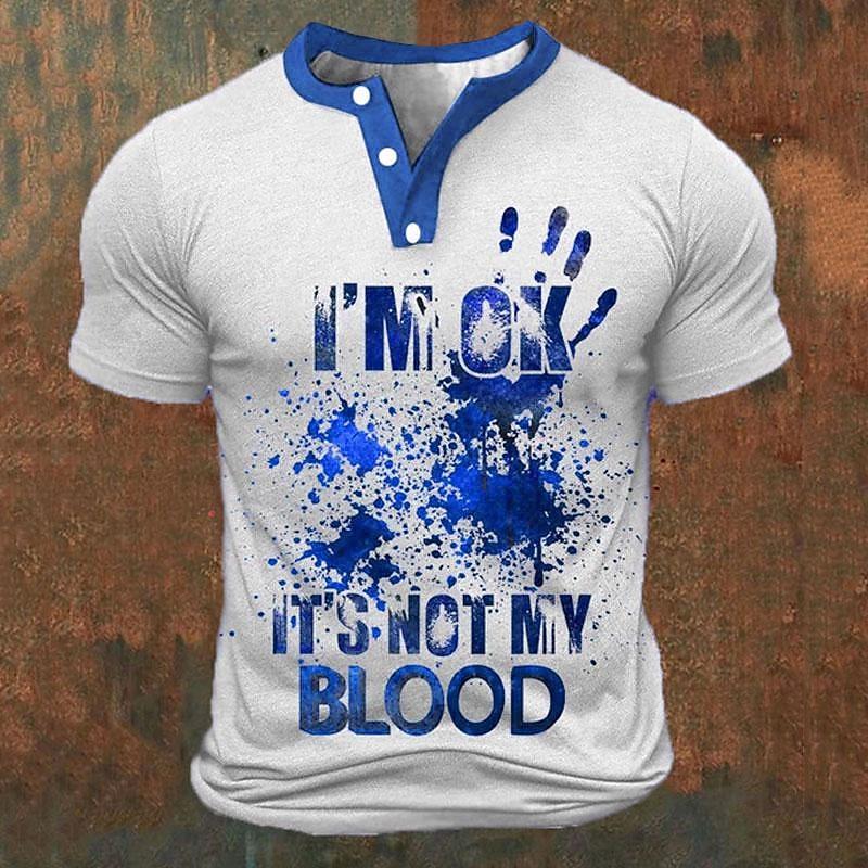 

Мужская футболка с пятнами крови, футболка с коротким рукавом, 3D-принт, рубашка с круглым вырезом, дизайнерская летняя одежда в стиле стимпанк, карнавал, вечеринка, улица XL