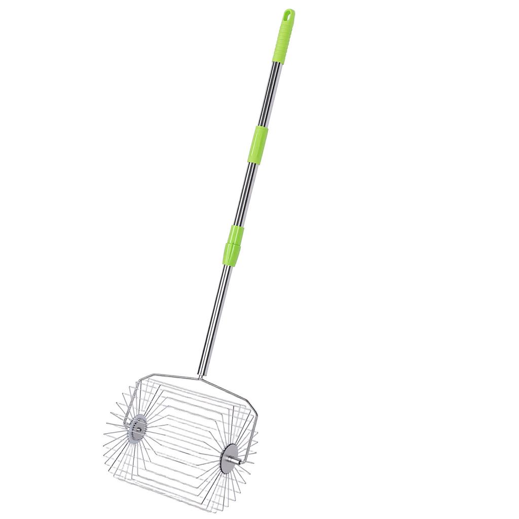 Tennis   Collector Roller Quick Rolling Picker Stainless Steel Multifunction Fruit Collector Garden Tool