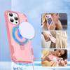 For iPhone 13 Pro Max Case Compatible with MagSafe Kickstand TPU+PC Shockproof Phone Back Cover