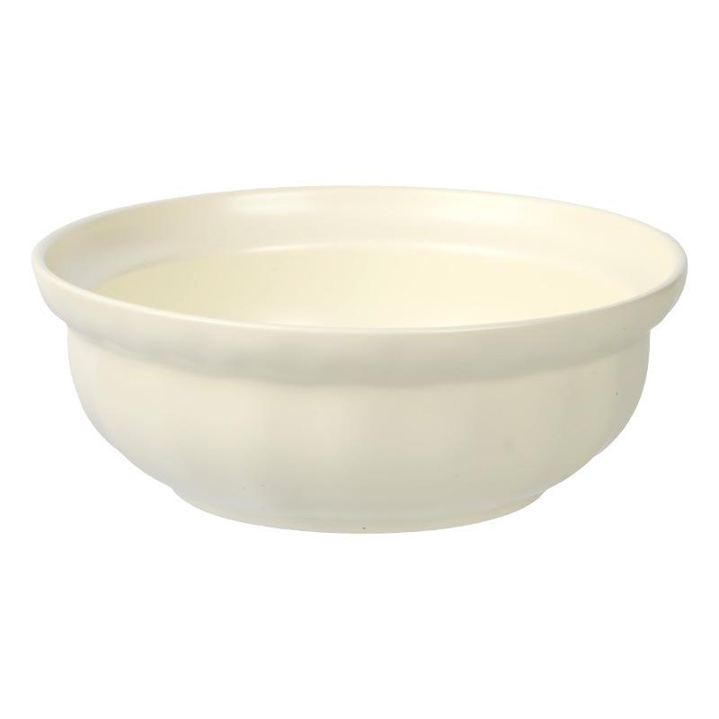 Cream Ceramic Salad Bowl Household Tableware Round Bowl Delicate Open Bowl Fruit Bowl Noodle Bowl Small Bowl