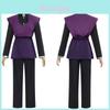 Demon Slayer Kimetsu No Yaiba Shinazugawa Genya Cosplay Costume With Polyester Spandex For Anime Role Play