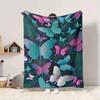 1pc Butterfly Print Blanket Warm,Perfect for Camping And Travel, Making It a Great Gift for Any Season yy250904167