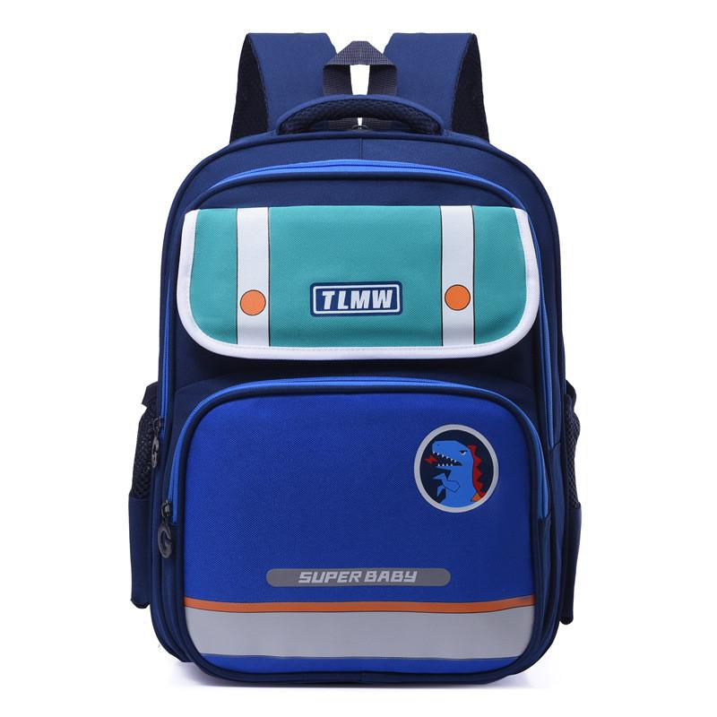Adorable New Floral Print Backpack For Kindergarten With Comfortable Back Support And Large Capacity Dark BlueBlue