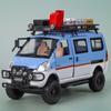 1:24er Maßstab WULING MINIEV Spielzeugmodellauto Metallkarosserie Sound Licht Pull-Back Simulation Geländewagen Modelle Kinderspielzeug Geschenke