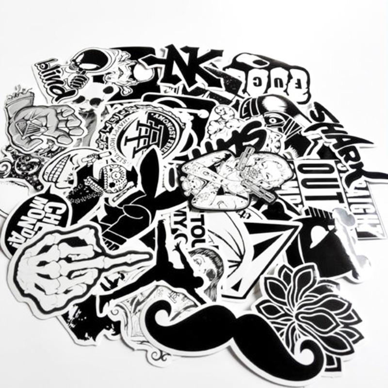 Skateboard Sticker Set 60 Stück Skateboard Vinyl Aufkleber Skate Graffiti Laptop Auto LS