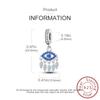 100% Authentic Copper Metal Metal Sacred Eye Pendant Bead Component Charm Bead Components Bead Components Jewellery Compatible With Authentic