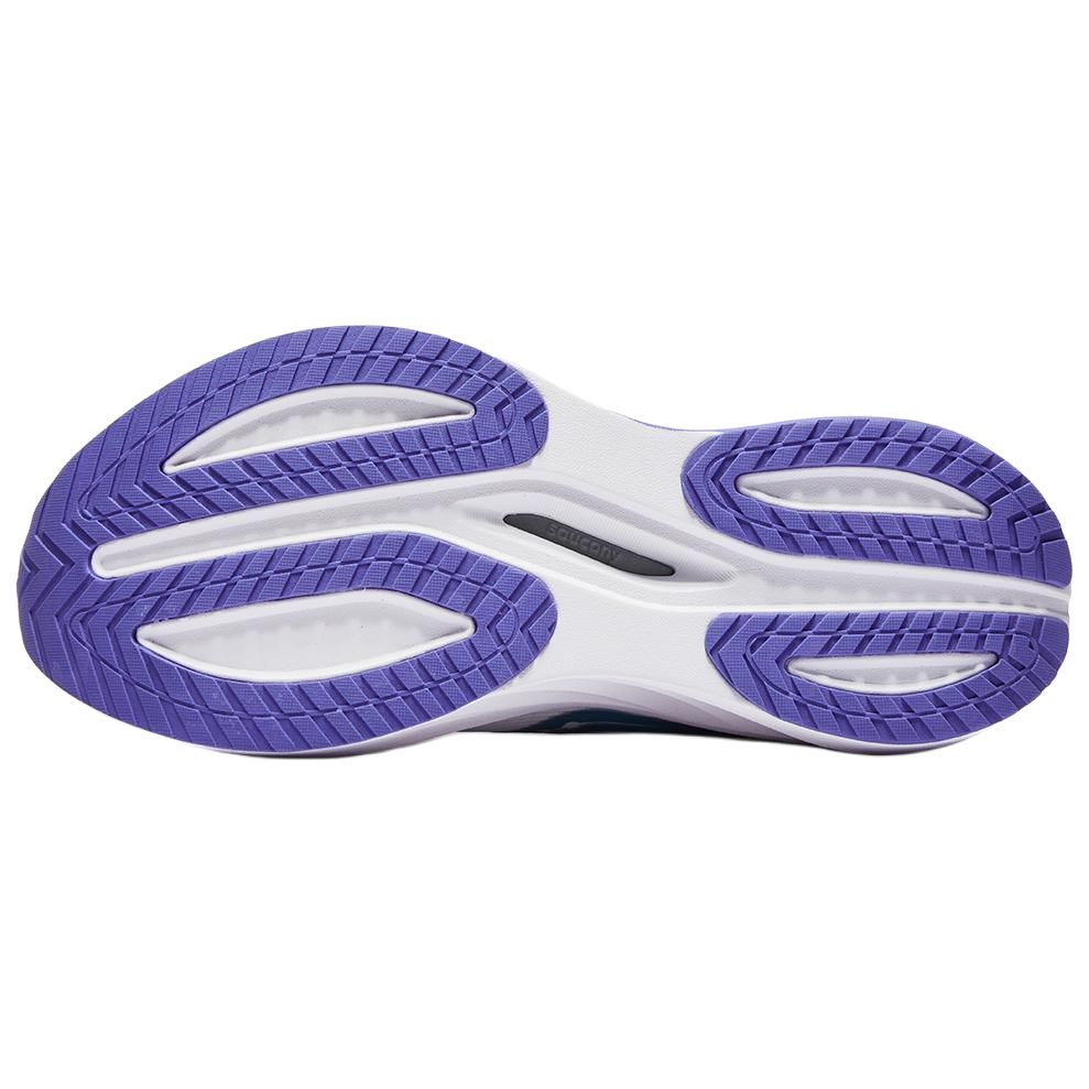 Saucony Tide 3 Comfortable Soft Cushioning Breathable Low Top Training Sprinting Running Shoes Unisex sneaker White Blue Purple S28241-1