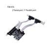 PCI E Sata Card Controller PCIE Expansion card Riser card dapter Converter PCIe express to parallel serial port card Extender PCIe Converter AX99100