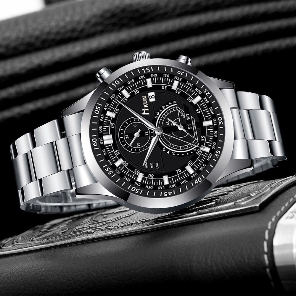 Fashion Korean Style Mens Quartz Watch With Calendar And Decor For Business And Casual Use