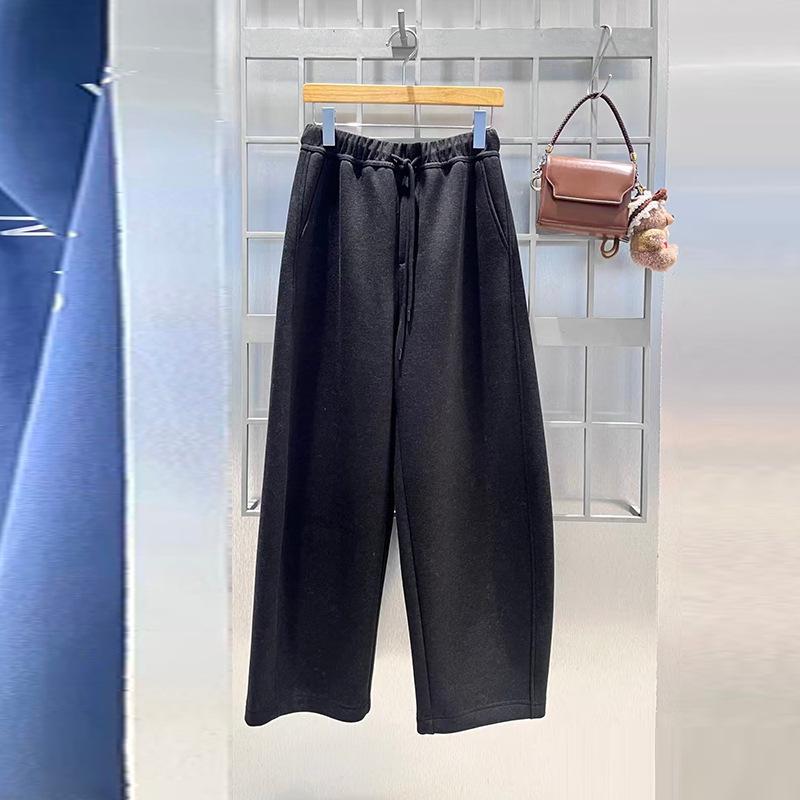 Spring 2026 Women's Elastic Waist Drawstring Straight Casual Pants, Style from the Mall (Model: 4GB254331)