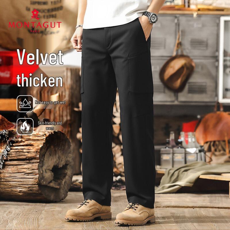 

MONTAGUT Men s Outdoor Softshell Multi-Pocket Cargo Pants 2XL
