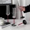 ZISIZ European Red Stem Champagne Glass