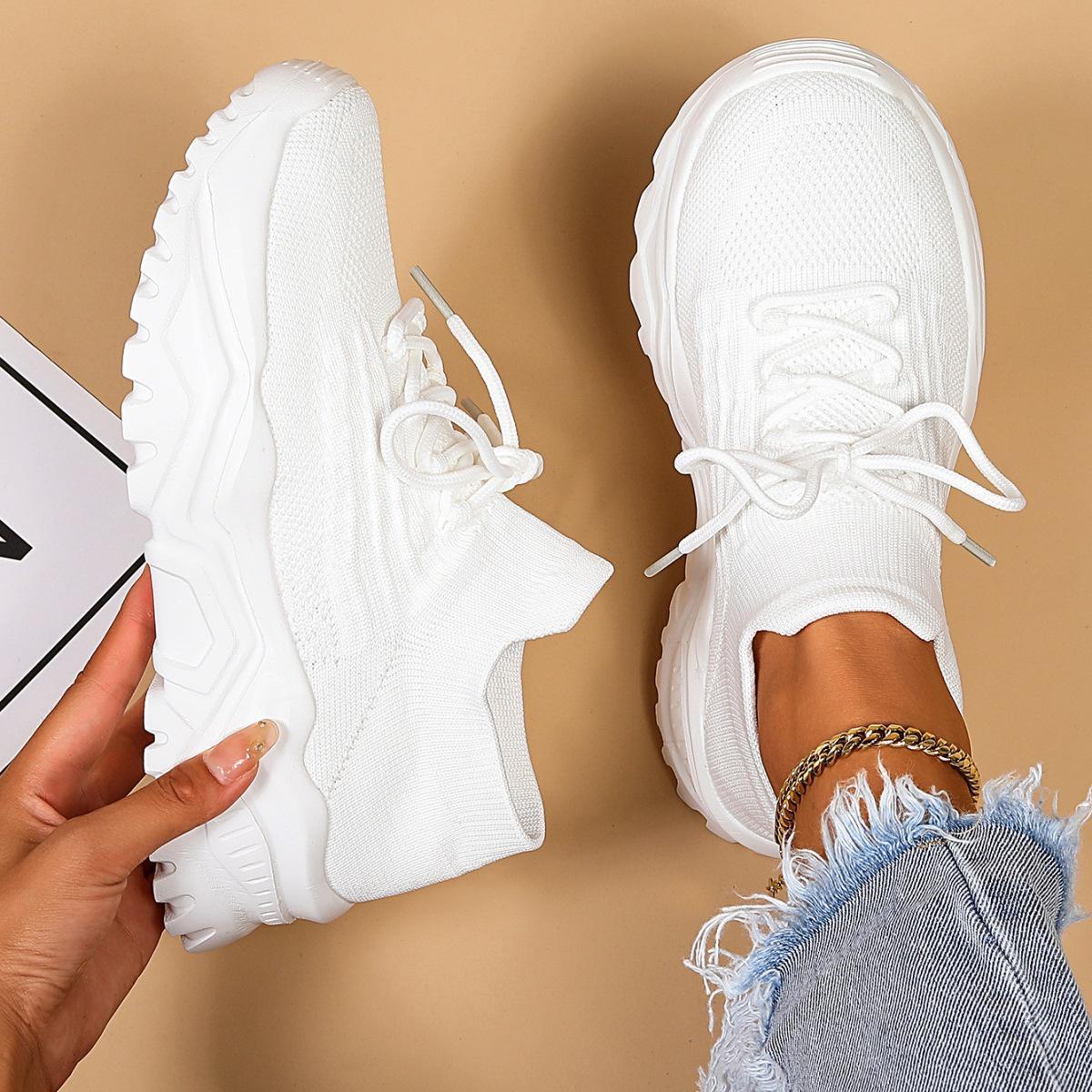 

Жіноче дихаюче трикотажне спортивне взуття великих розмірів 39