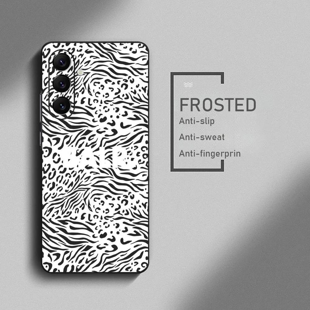 Trendy fashion B-BALR Phone Case For Samsung Galaxy S26 S25 S24 S23 S22 S21 Plus Ultra Note20 Soft Black