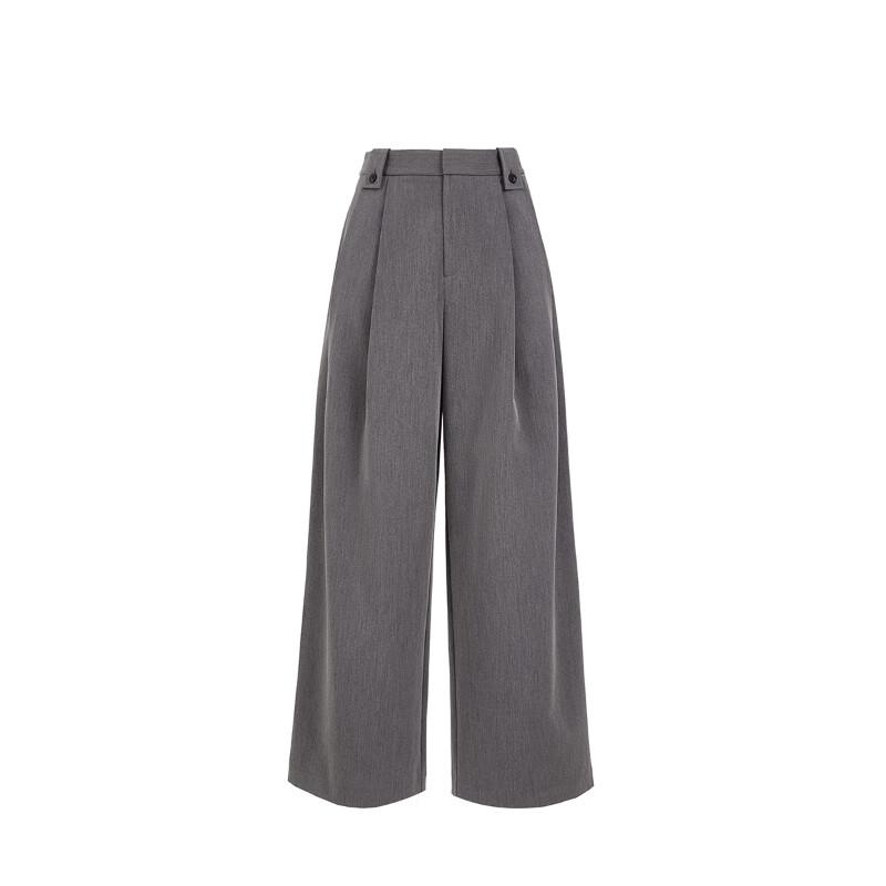 VEROMODA 2025 Autumn Pleated High-Waist Wide Leg Pants