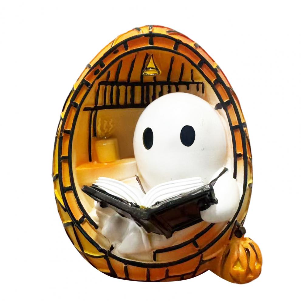 

Enchanting Ghost Night Light Ghost Lamp Halloween Decoration Spooky Ghost Night Light for Halloween Party Decor for Bedroom помаранчевий