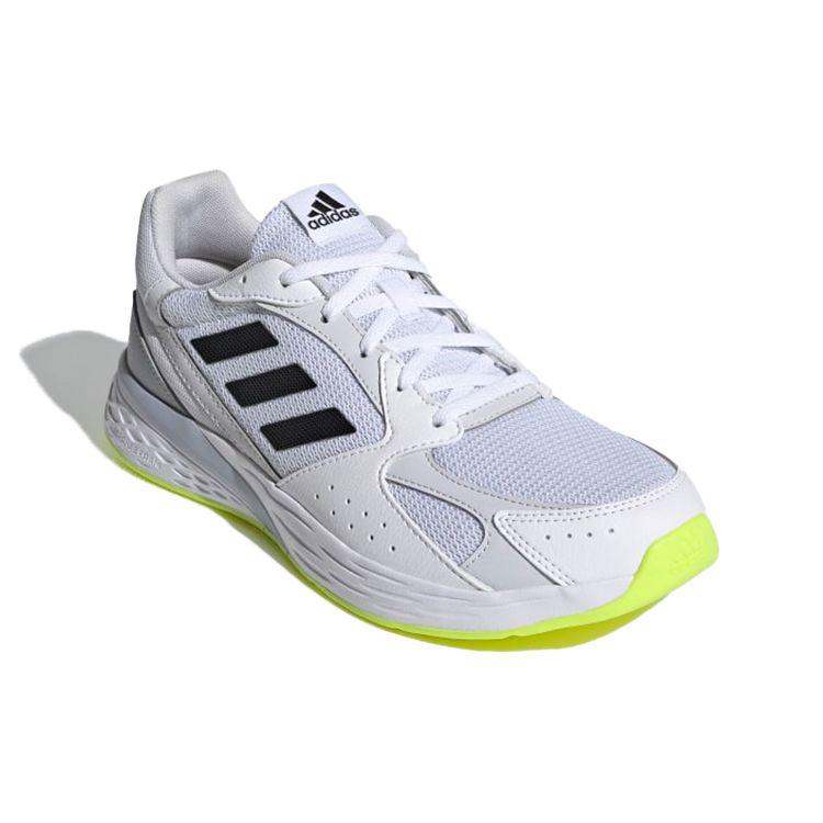 Adidas Response Everyday Versatile Fabric Non-Slip Breathable Low-Top Short Distance Running Shoes Men sneaker White Black Green FY9581
